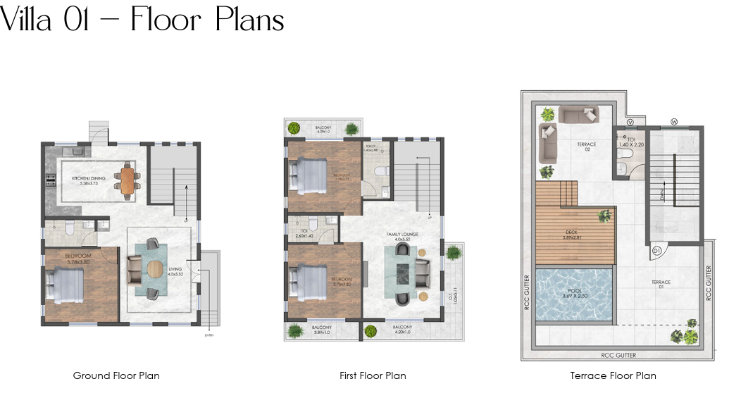 Carmona Riviera Villa 1 – 3 BHK Luxury Villa with Private Pool in Carmona, Goa